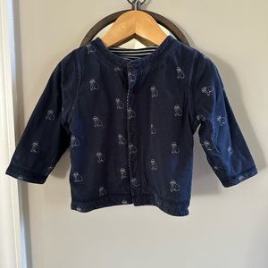 Reversible Long Sleeve Button Down